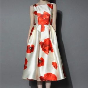 Red Poppy dress